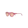 Chloé Eyewear round-frame logo sunglasses - Purple