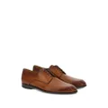 Ferragamo two-tone leather derby shoes - Brown