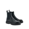 Ferragamo chunky sole leather Chelsea boots - Black