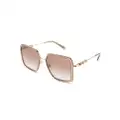 Versace Eyewear Medusa Roller square-frame sunglasses - Brown