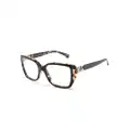 Michael Kors Castello square-frame glasses - Black