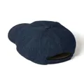 Miu Miu logo-embroidered denim baseball cap - Blue