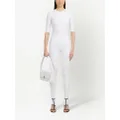 Ferragamo Geometric leather shoulder bag - White