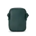 Lacoste faux-leather messenger bag - Green