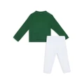 Lacoste logo-print fleece trousers (set of two) - Green