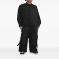Junya Watanabe MAN asymmetric pocket-detail shirt - Black
