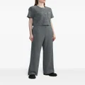b+ab pleated trousers set - Grey