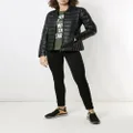 Armani Exchange zipped padded jacket - Black