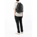 Armani Exchange zip-pocket backpack - Black