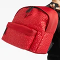 Giuseppe Zanotti stud-embellished panelled backpack - Red