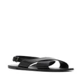 Saint Laurent Mojave crisscross sandals - Black