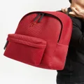 Giuseppe Zanotti Bud logo-plaque backpack - Red