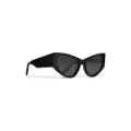 Balenciaga Eyewear LED Frame cat-eye sunglasses - Black