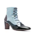 Chie Mihara Eydi 90mm leather boots - Blue
