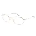Carolina Herrera metallic round-frame glasses - Gold