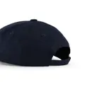Armani Exchange logo-patch cotton baseball cap - Black