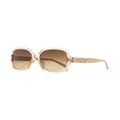 Jimmy Choo Eyewear Sammi square-frame sunglasses - Brown