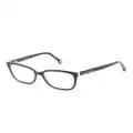 Carolina Herrera polished-effect cat-eye glasses - Black