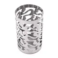 Alessi abstract-pattern metallic-effect glass (15.5cm) - Silver