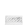 Balenciaga Crush quilted metallic leather wallet - Silver