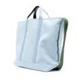 Paul Smith logo-patch tote bag - Blue