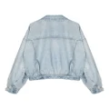 Alexander Wang zip-up denim jacket - Blue