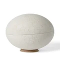 Brunello Cucinelli engraved stone globe - Neutrals