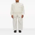 Ferragamo linen bomber jacket - White