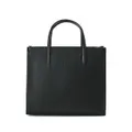 Lacoste small Chantaco leather tote bag - Black