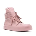 Rick Owens Mega Bumper Geobasket leather sneakers - Pink