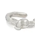 Jil Sander knot cuff bracelet - Grey
