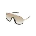 Carrera Flaglab 16 shield-frame sunglasses - Gold