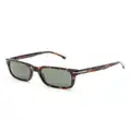BOSS rectangle-frame sunglasses - Brown
