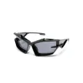 Givenchy Eyewear Giv Cut geometric-frame sunglasses - Black