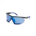 adidas SP0072 shield-frame sunglasses - Blue