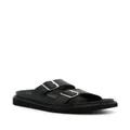 Kenzo Matto leather sandals - Black