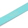 Sporty & Rich double-buckled leather dog collar - Blue