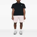 Stone Island mid-rise cotton track shorts - Pink
