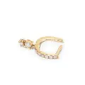 Jacquie Aiche 14kt yellow gold diamond mini hoop earring