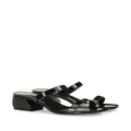Sergio Rossi Si Rossi patent-leather sandals - Black