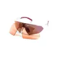adidas SP0015 shield-frame sunglasses - White