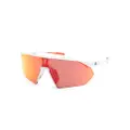 adidas PRFM Shield Lite S shield-frame sunglasses - White