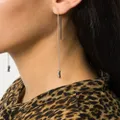 Saint Laurent Opyum YSL long earrings - Silver