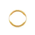 Balenciaga logo-engraved polished-finish ring - Gold