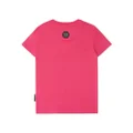 Philipp Plein Junior sequin-embellished cotton T-shirt - Pink