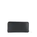 Saint Laurent monogram zip-up leather wallet - Black