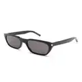 Saint Laurent SL 598 square-frame sunglasses - Black