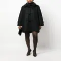 Saint Laurent short wool duffle coat - Black