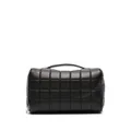 Saint Laurent Cube Trousse quilted leather wash bag - Black