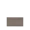 Saint Laurent Tiny Cassandre leather cardholder - Grey